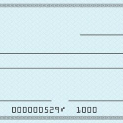 Marvelous Blank Check Template Professional Templates Checks Cheque Payroll Voided