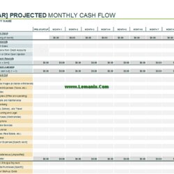 Cash Flow Excel Download Templates
