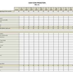 Brilliant Cash Flow Projections Template What Is Heavy Projection Excel Salon Finance Accounting