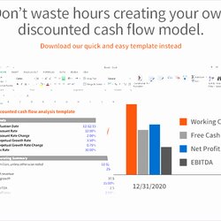 Excel Discounted Cash Flow Template Analysis Best Of Model