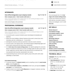 Tremendous Best Free Resume Templates With Examples Classic
