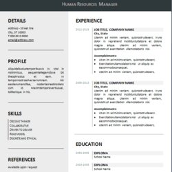 Spiffing The Best Resume Templates You Can Free Download Ms Word Template Format Clean