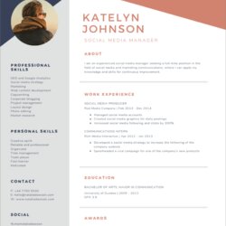 Marvelous Free Resume Templates The Ultimate Collection For Template Professional New Min