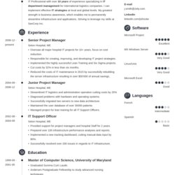 Worthy Professional Resume Template Best Format Templates