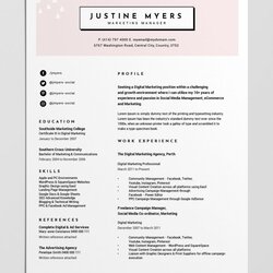 The Highest Standard Free Resume Samples Examples Format Template Personal Brand