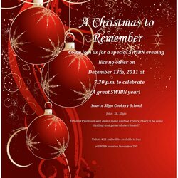 Tremendous Word Christmas Party Invitation Template Templates Invitations Holiday Printable Flyer Office