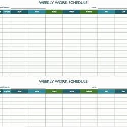 Sterling Weekly Schedule Templates Excel Fresh Free Employee Bi Biweekly Editable Task Timetable Study