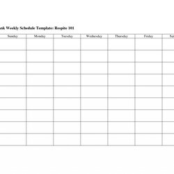 High Quality Free Printable Monthly Work Schedule Template Ideas Blank Weekly