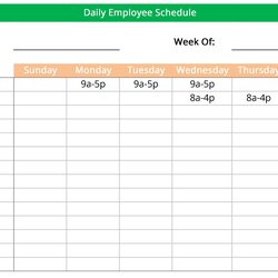 Fantastic Employee Scheduling Calendar Template Daily Work Schedule