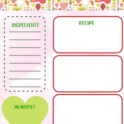 Out Of This World Build Your Own Cookbook For The Family Template