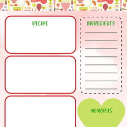 Wonderful Build Your Own Cookbook For The Family Template