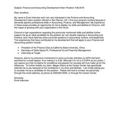 High Quality Email Internship Cover Letter How To Write An