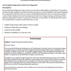 Worthy Email Internship Cover Letter Template Check More At