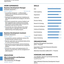 The Highest Quality Best Online Resume Templates Of Download Customize Professional Template Job Numerous