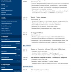 Spiffing Creative Templates Free Download For Microsoft Word Resume