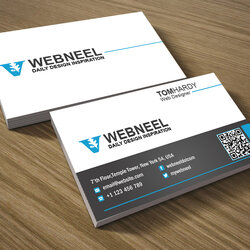 The Highest Standard Simple Business Card Template Printing Everyday On Table