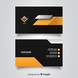 Very Good Free Vector Business Card Template