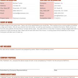 Terrific Construction Bid Template Proposal Form Excel Forms Sample Templates Hellenes Samples Via Write Web