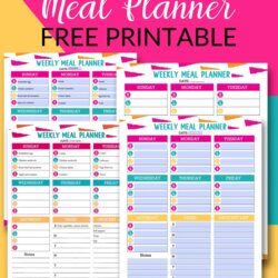 Fine Printable Meal Planners