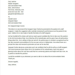 Preeminent Free Sample Military Recommendation Letter Samples Templates In Ms Word