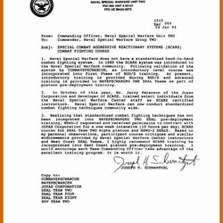 Cool Letter Of Recommendation Military Lovely Formats Letters