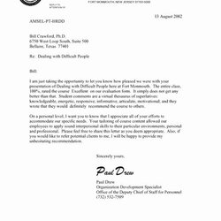 Wizard Military Letter Of Recommendation Template New Re
