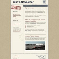 Outstanding Excellent Email Newsletter Templates For Free Download Template Choose Board