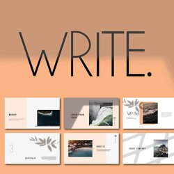 High Quality Fun And Colorful Free Templates Presentations Regarding Regard Write Presentation Template From
