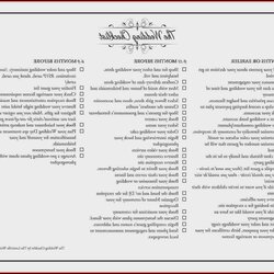 Editable Free Wedding Program Templates Microsoft Word