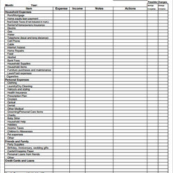 Free Sample Monthly Budget Templates In Google Docs Sheets Template Printable Excel Household Spreadsheet