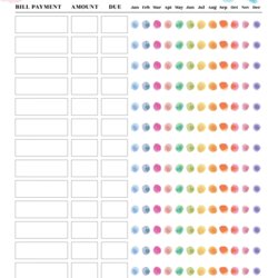 The Highest Standard Free Printable Colored Monthly Budget Template Download Bills Planner Budgeting