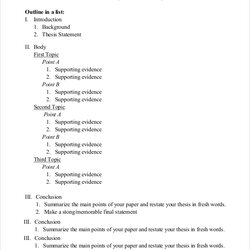 Capital Free Essay Outline Samples In Ms Word Research Paper Template Example Sample Format Thesis Writing