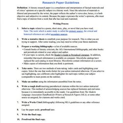 Excellent Research Paper Outline Templates Doc Excel Free Premium Template Format