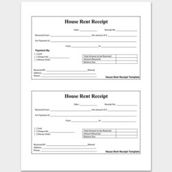 Preeminent Rent Receipt Format India In Word Invoice Template Forms For Doc