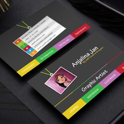 Perfect Free Graphic Artist Business Card Template Design