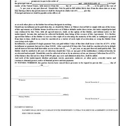 Superlative Free Blank Printable Real Estate Promissory Note Word Sample Form Contract Credit Forms Work