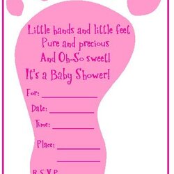Supreme Blank Free Baby Shower Invitations Templates Large