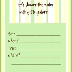 Outstanding Cool Free Template Printable Baby Shower Invitation Templates Invitations Favors