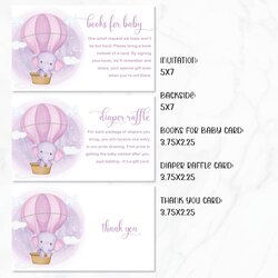 Editable Baby Shower Template Invitation Party