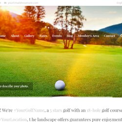 Super Golf Tee Game Template Free Popular Templates Design Golfing