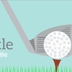 Sterling Teeing Off Free Reusable Golf Template Templates