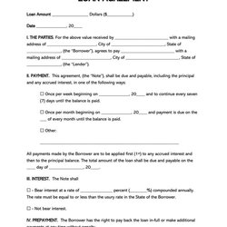 Exceptional Free Loan Agreement Templates Forms Word Template Form Simple Blank