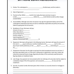 Superlative Free Loan Agreement Templates Word Template Repayment Simple Between Letter Car Two Parties