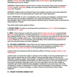 Wizard Free Rent To Own Lease Agreement Template Word Sample