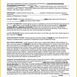 Splendid Rent To Own Lease Agreement Template Free Of Home Contract Word Examples In