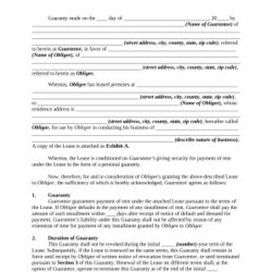 Fine Rent Lease Agreement Doc Template