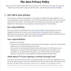 Perfect Free Privacy Policy Template Create Readable Notice
