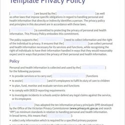 Privacy Policy Example Check More At Notice