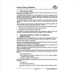 Spiffing Privacy Policy Templates Word Company Template Business Au