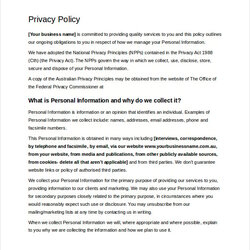 Capital Policy Template Free Word Document Downloads Privacy Business Vic Gov Au